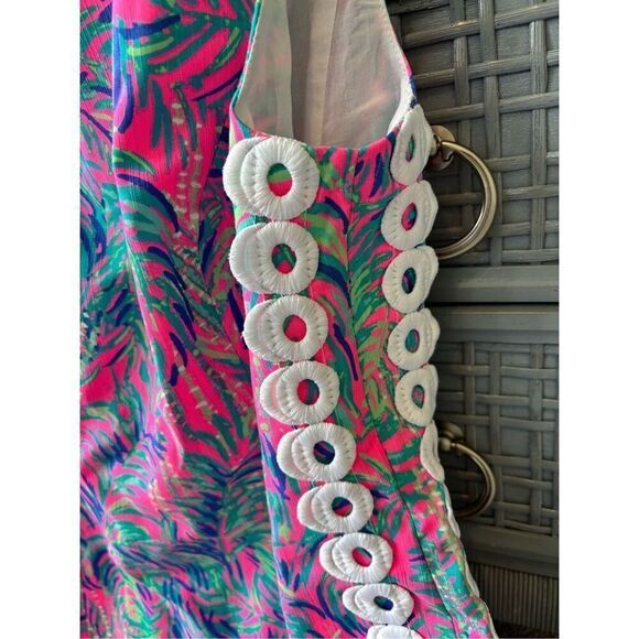 NWT Lilly Pulitzer Pink Sunset Coco Breeze Mila Shift dress, Sz 4 $178 - Picture 5 of 8